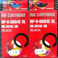 2 pezzi cartuccia 364XL nera compatibile per HP