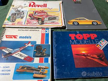 Raccolta di cataloghi di modellismo.
