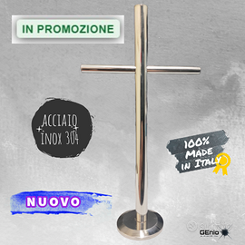 Croce/Crocifisso NUOVO Da Tavolo in acciaio inox