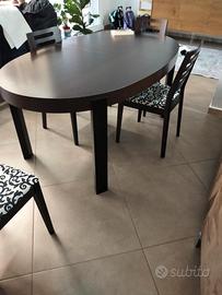 tavolo Calligaris e sedie connubia by calligaris