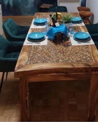 Tavolo legno massello artigianale