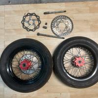Cerchi motard pit bike 12"