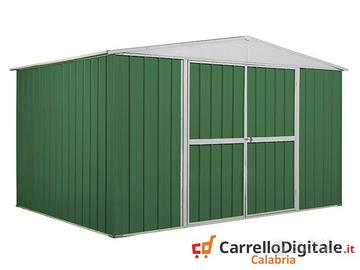 Box in lamiera di Acciaio 360x260cm 9mq verde