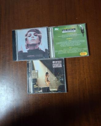 3 CD  GIORGIA E CON BASI MUSICALI