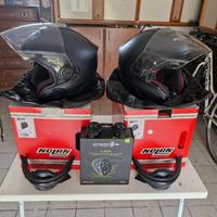 Casco moto e interfono
