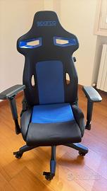 Sedia gaming Sparco ICON nero/blu – come nuova