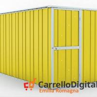 deposito attrezzi giardino 175x307cm 5,4mq giallo