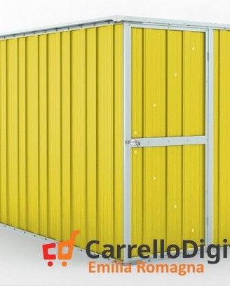 deposito attrezzi giardino 175x307cm 5,4mq giallo