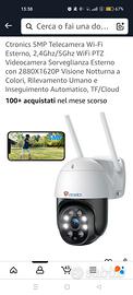 N.2 telecamere a corrente Ctronic nuove 