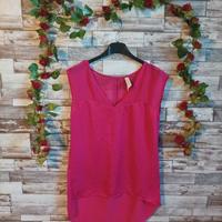TOP SMANICATO/BLUSA DONNA TG. S BERSHKA