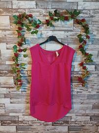 TOP SMANICATO/BLUSA DONNA TG. S BERSHKA