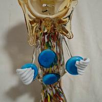 Statuetta pagliaccio vetro di Murano