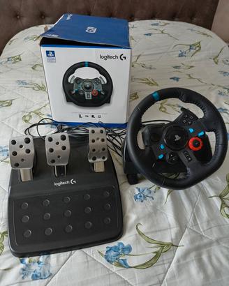 Volante da corsa e pedali PS5 PS4 PS3
