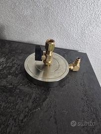 supporto tecnogas piattello in ottone