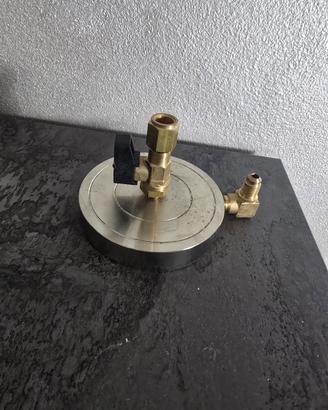 supporto tecnogas piattello in ottone