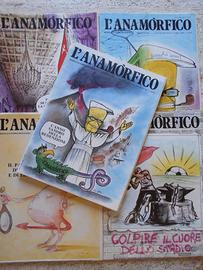 L ANAMORFICO rivista Pino Zac 5 volumi completa