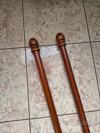 Bastoni per tende in legno usati