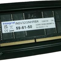DDR5 32GB 4800MHz Ram SODIMM Integral