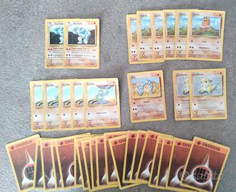 Carte Pokemon set base comuni (Terra)