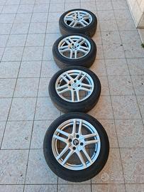 Kit 4 Cerchi in lega Dezent 16 + Gomme Hankook