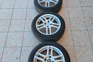 Kit 4 Cerchi in lega Dezent 16 + Gomme Hankook