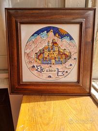 Quadro ceramiche umbre Gubbio
