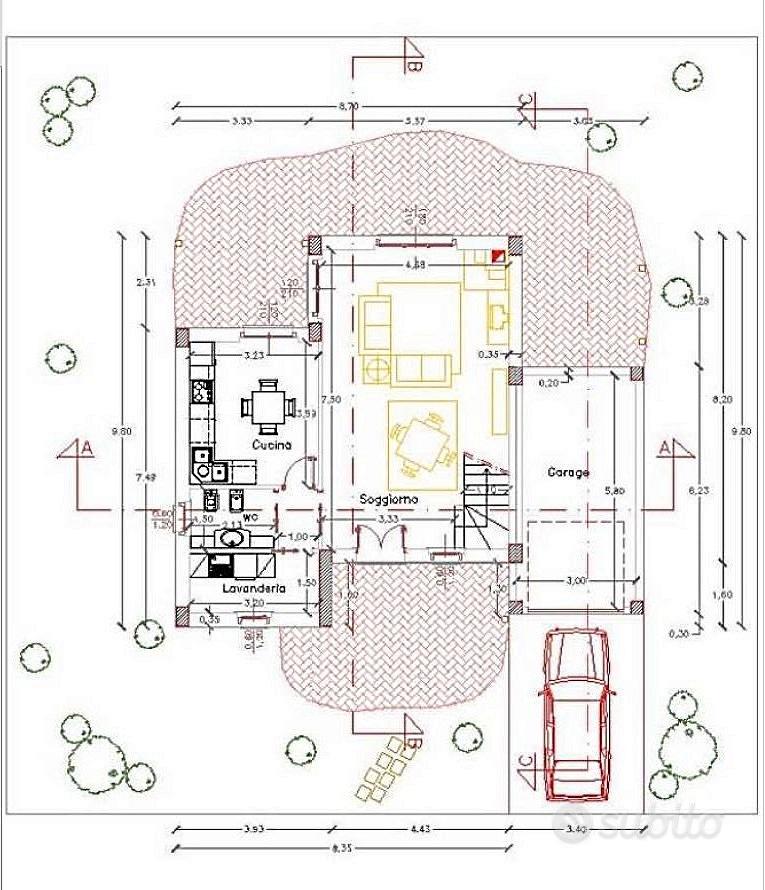 Terreno edificabile Pignola, progetto approvato - Vista 3