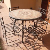 Tavolo da Giardino con sedie 