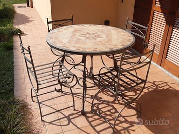 Tavolo da Giardino con sedie 