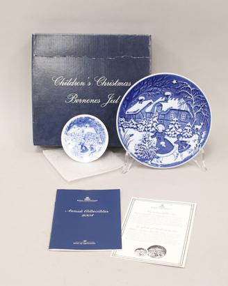 Royal Copenhagen Piatto di Natale Bambini 2004