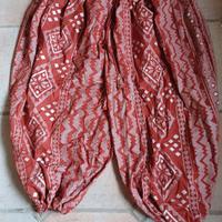 Pantaloni sotto gonna colore bronzo/disegni argent