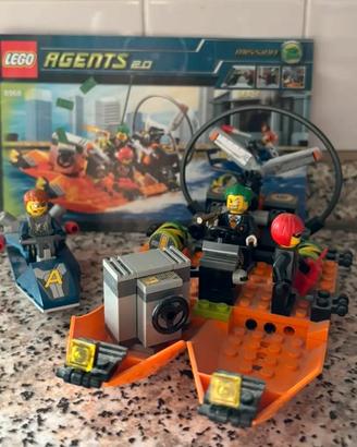 LEGO Agents 8968 River Heist con libretto