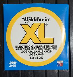Set corde D'Addario per chitarra elettrica EXL125