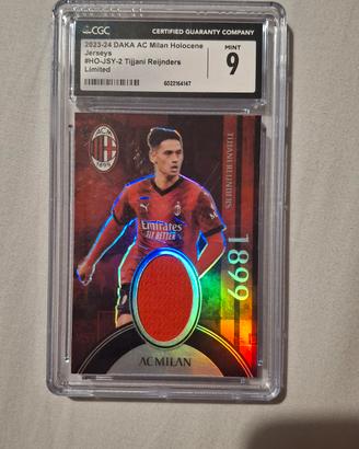 Card Reijnders gradata CGC 9 numerata con inserto