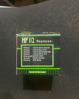 Filtro olio HF 112 ( Honda Nx650 dominator )