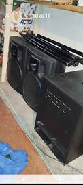 Impianto audio professionale, attivo 