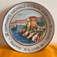 Piatto da parete vintage Ceramica Falcone Vietri