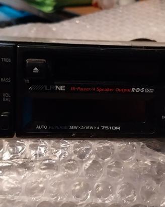 Autoradio cassette Alpine