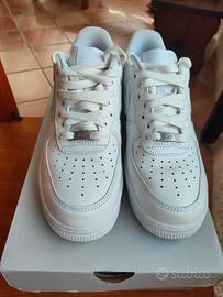 Nike air force 1 Basse bianche 42.5 Abbigliamento e Accessori In vendita a Matera