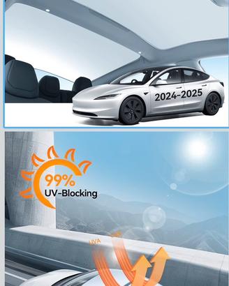 Tende parsole tesla model 3 highland