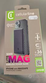 Cellularline MagSafe Power Bank Wireless 5000 lite