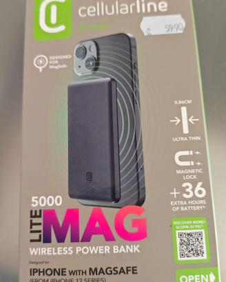 Cellularline MagSafe Power Bank Wireless 5000 lite