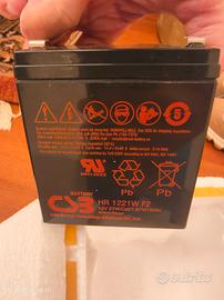 batteria 12v ups HR1221W F2