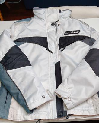 Giacca da sci donna. Bianco nero grigio. Colle.