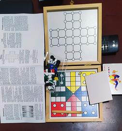 Sigma Trading in legno giochi società 6 in 1