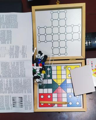 Sigma Trading in legno giochi società 6 in 1