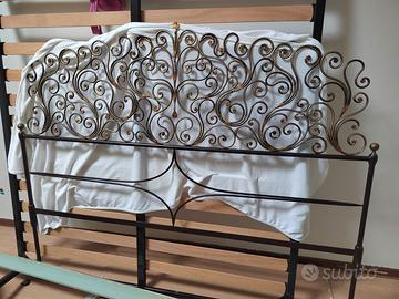 Testiera letto matrimoniale ferro battuto