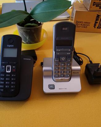 Telefoni cordless 1 Siemens + 1 Philips