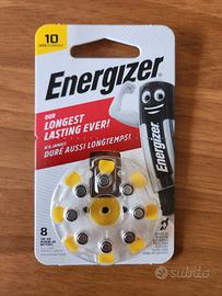 N. 80 BATTERIE PER APPARECCHI ACUSTICI TAGLIA 10
