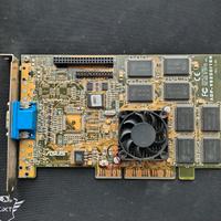 AGP Graphics Card ASUS agp-V3200 3Dfx Voodoo Bansh